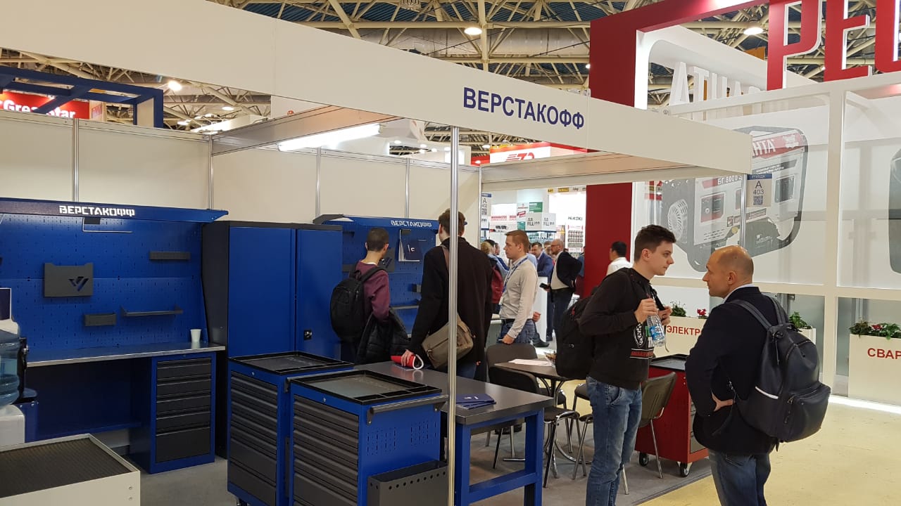 Компания Верстакофф ® приняла участие в Международной выставке инструмента Mitex-2019, которая проходила с 5 по 8 ноября 2019 года в ЭКСПОЦЕНТРЕ.