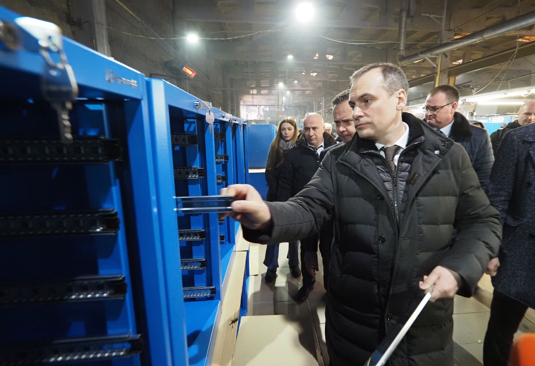 Глава Республики посетил производство компании Верстакофф в ходе рабочей поездки в Краснослободск.