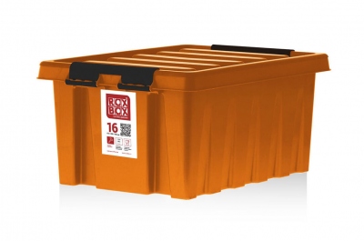 Контейнер с крышкой и клипсами Rox Box 16 (оранжевый)